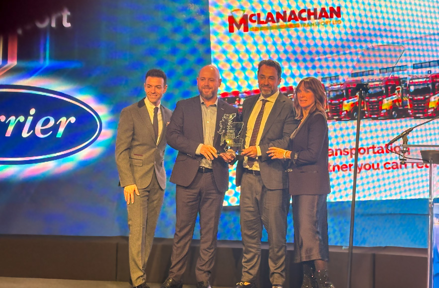 McLanachan Transport Limited Recognised as 'Scotland's Top Chilled Distribution Haulier' by Transport News Scottish Rewards 2025